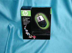 HP GM324AA Optical 800dpi three Button Ergonomic USB Mouse FactoryNewGreat SALE! - Picture 1 of 3