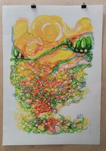 Stampa artistica vintage Ronald Julius Christensen Sunshine Valley  - Foto 1 di 4