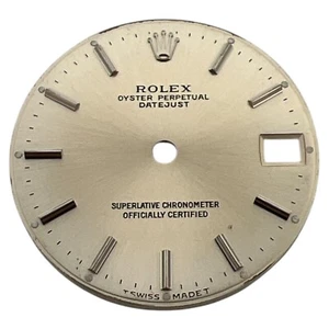 Genuine Rolex Oyster Perpetual Datejust 31mm Dial Silver 68240 68274 - Picture 1 of 4