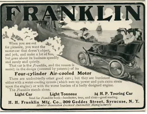 2x 1905 Winton Franklin Motor Carriage Car Auto Victorian Antique Paper Ad 4342 - Picture 1 of 2