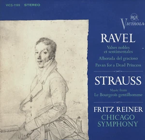 LP FRITZ REINER CHICAGO SYM. RAVEL VALSES AND STRAUSS LE BOURGEOIS GENTILHOMME - Foto 1 di 1