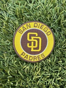 San Diego Padres 3” Patch Brown And Gold - Picture 1 of 3