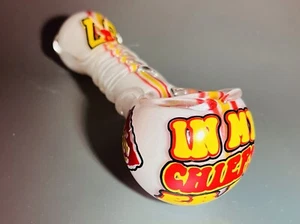 5" KANSAS CITY- In My Chiefs Era- Taylor Swift Kelce, RARE Hand Pipe Custom! - Picture 1 of 5