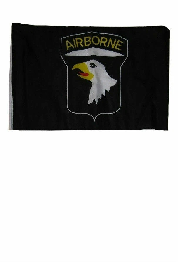 12x18 12"x18" 101st Airborne Black Sleeve Flag Boat Car Garden - Image 1 of 1