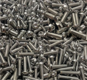 1/4-20 Button Head Socket Cap Screws Allen Bolts Hex Drive Stainless Steel 18-8 - Picture 1 of 21