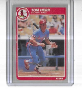 1985 Fleer #226 Tom Herr St. Louis Cardinals - Picture 1 of 2