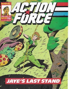 Action Force #39 Marvel UK G I Joe Hawk Rip Cord Cobra Snake-Eyes Lady Jaye Duke - Picture 1 of 2