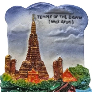 Kühlschrankmagnet Tempel der Morgenröte Wat Arun 3D Bangkok Tourist Reise Souvenir Resin - Bild 1 von 15
