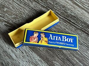 Vintage FR. Hotz Atta Boy German Made Harmonica *BOX ONLY*