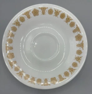 Vintage Corelle Corning Butterfly Gold - 6.25" Coffee Tea Cup Saucer - Picture 1 of 7