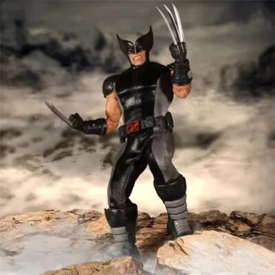 Deadpool e Wolverine Action Figure Wolverine X-Men Black Leather Idea Regalo - Immagine 1 di 4