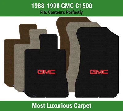 Lloyd Luxe 前排地毯垫适用于 1988 - 1998 年 GMC C1500 带红色 GMC 1 标志 — 第 1/4 张图片