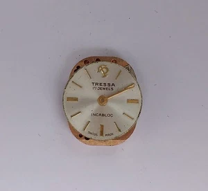 TRESSA Incabloc Swiss Montre Movement Pas Running Woman - 17 Jewels - Fabriqué - Bild 1 von 2