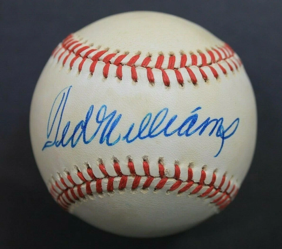 Ted Williams (d.2002) Signed Autographed OAL Baseball Boston Red Sox PSA LOA  - Image 1 of 4