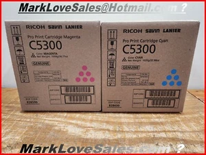 Cartouche d'impression Ricoh Pro C5300 C5310 828597 828598 828599 828600 (1) de chaque - Photo 1/20