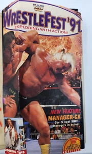 COLISEUM VIDEO WWF WWE 91 WRESTLEFEST VHS 1991 PREOWNED - Picture 1 of 6