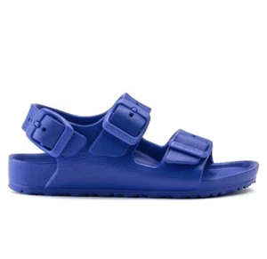 new ultra blue Birkenstock kids narrow fit Arizona eva sandal - Picture 1 of 4
