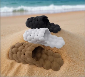 Women's Lychee Bubble Slides, Golf Ball Shoes FF472W - Foto 1 di 4