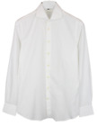 SUITSUPPLY Cotone Egiziano Extra Slim Camicia Formale Uomo 39 / 15 1/2 Bianco