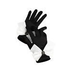 Women Opera Gloves Wrist Length Wedding Gloves Satin Bowknot Gloves