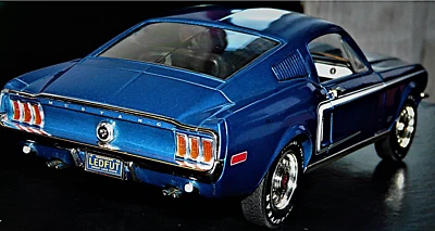 Mustang Ford Shelby1 18Race Car1966Custom Built1967Model1969GT12Carousel Blue24 - Image 1 of 4