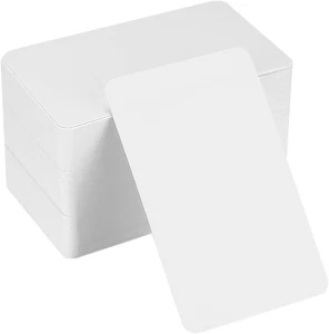 150 Stück Kraftpapier, Visitenkarten, Flash-Karten, Blanko, Weiße Postkarte, Dan - Bild 1 von 6