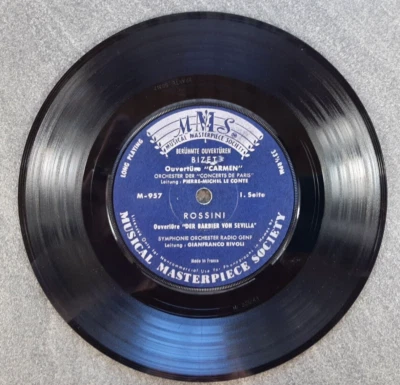 Berühmte Ouvertüren Bizet Mozart von 1966 Vinyl Single 7" Concert Hall M-957 - Bild 1 von 2