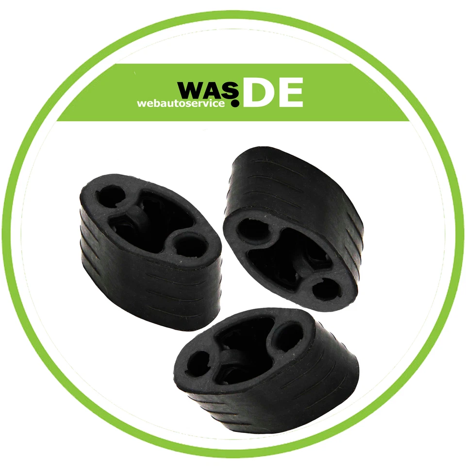 3 X Auspuffhalter DACIA SANDERO/LOGAN RENAULT Gummi Hänger für Schalldämpfer