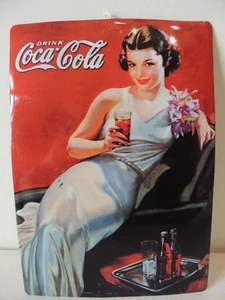 Coca Cola Original Metal Card Cartexpo - Picture 1 of 11
