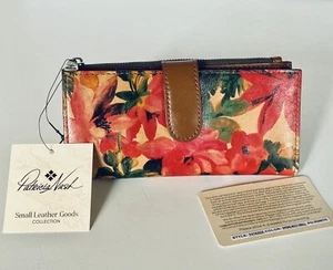 Patricia Nash Nazari RFID Bi-Fold Leather Wallet, Spring Multi NEW - Picture 1 of 18