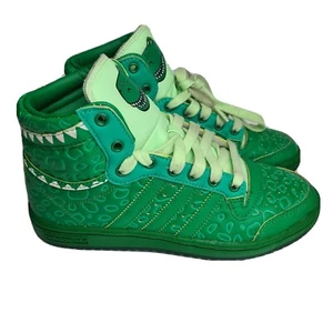 Adidas Top Ten Hi J Rex Toy Story Boys Shoes Green Size US 4.5 UK 4 - Picture 1 of 14