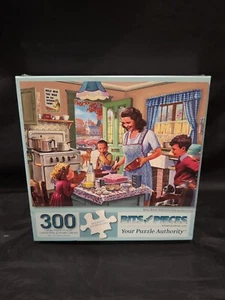 Rompecabezas Bits and Pieces Kitchen Memories 300 piezas de Steve Crisp GRANDES PIEZAS NUEVO - Imagen 1 de 2