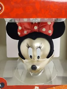 Blown Glass Minnie Mouse Head Christmas Ornament in Box Disney Hallmark - Picture 1 of 8