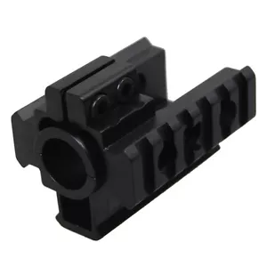 Aluminio Picatinny/Wea... 7/8" 20mm Tri-Rail Montaje de barril para luces de mira para rifle - Imagen 1 de 7