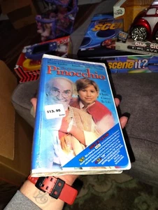 The Adventures Of Pinocchio (VHS, Clamshell) Magic Action Art Cover New Sealed - Picture 1 of 9