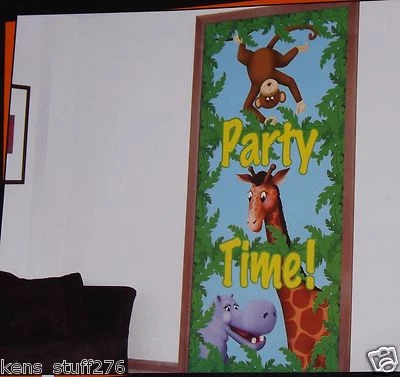 Jungle Pals Scene Setter, Wall Mural, Party Decoration, Picture Prop - 30" x 60" - Image 1 of 3