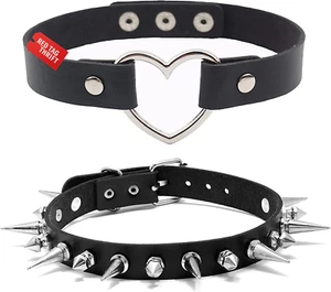 Collar gótico de espinas de alambre de púas - Imagen 1 de 13