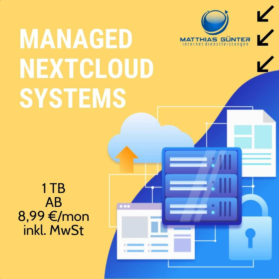 Managed NextCloud Systems - 1TB - DSGVO konform - Bild 1 von 1