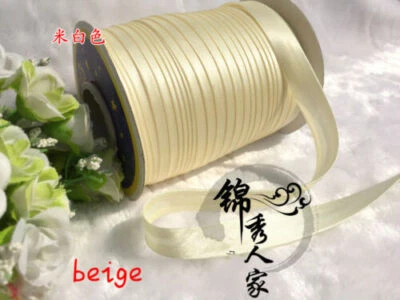 Ribbon Roll Crafts Sewing Material DIY Satin Sewing Trims Edge Bias Binding Tape - Image 1 of 4