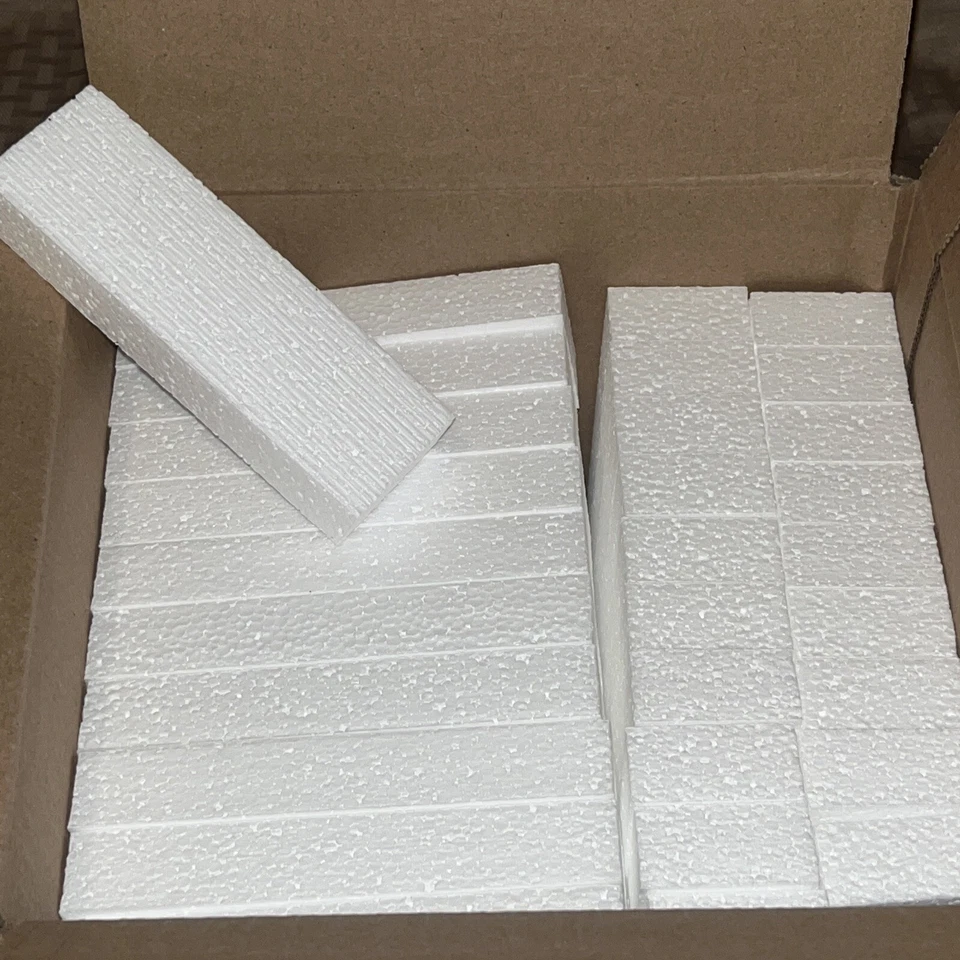 FREE SHIP Lot 40 Replacement Styrofoam Insert Nintendo NES Game Box Foam Block - Image 1 of 1