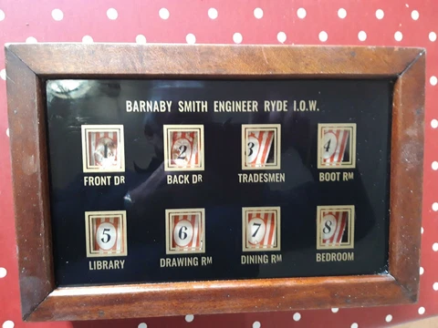 butlers and servants bell indicator box Cover