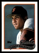 1989 Topps Candy Maldonado #495 San Francisco Giants