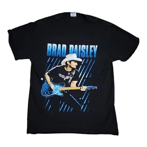 Brad Paisley Country Nation 2014 Concert Music Graphic T-shirt M Black Delta - Picture 1 of 5