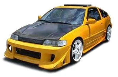 KBD Body Kits Blits Style Polyurethane Front Bumper Fits Honda CRX 88-91 - Image 1 of 2