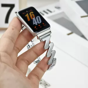 Cinturino in metallo acciaio inox braccialetto catena per Samsung Galaxy FIT3 - Foto 1 di 19