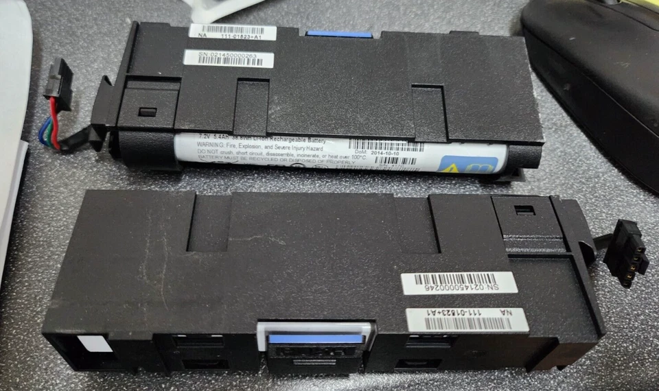 2x NETAPP 111-01523+A1 NVRAM BATTERY Modules FOR FAS8040 FAS8060 AFF8080EX - Image 1 of 1