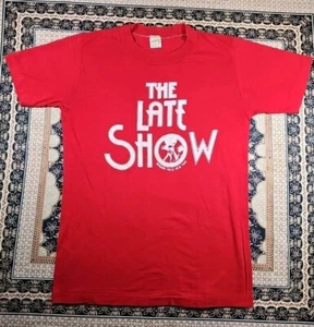 OG VTG The Late Show Disco NIAGARA FALLS NY T Shirt RAPIDS THEATRE 70s/80s SMALL - Picture 1 of 9