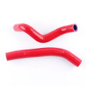 For Kawasaki KFX450 KFX450R 2008-2014 08 09 10 Red Silicone Radiator Hose Kits - Picture 1 of 8