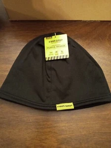 2 - FIRM GRIP - Men's Black - Performance Fleece Beanie Hat -TOUGH WORKING GEAR - Picture 1 of 4