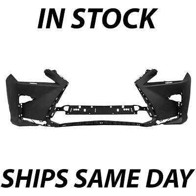 NEW Primered - Front Bumper Cover for 2016-2019 Lexus RX350 RX450H w/ Washers Foto 1 de 4